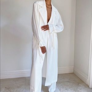 Aritzia - Babaton - White/Cream Trench - XXS - NWOT